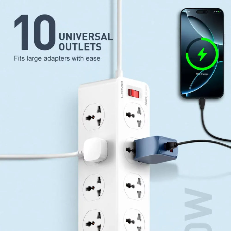 LDINIO Universal Power Socket - 2500W