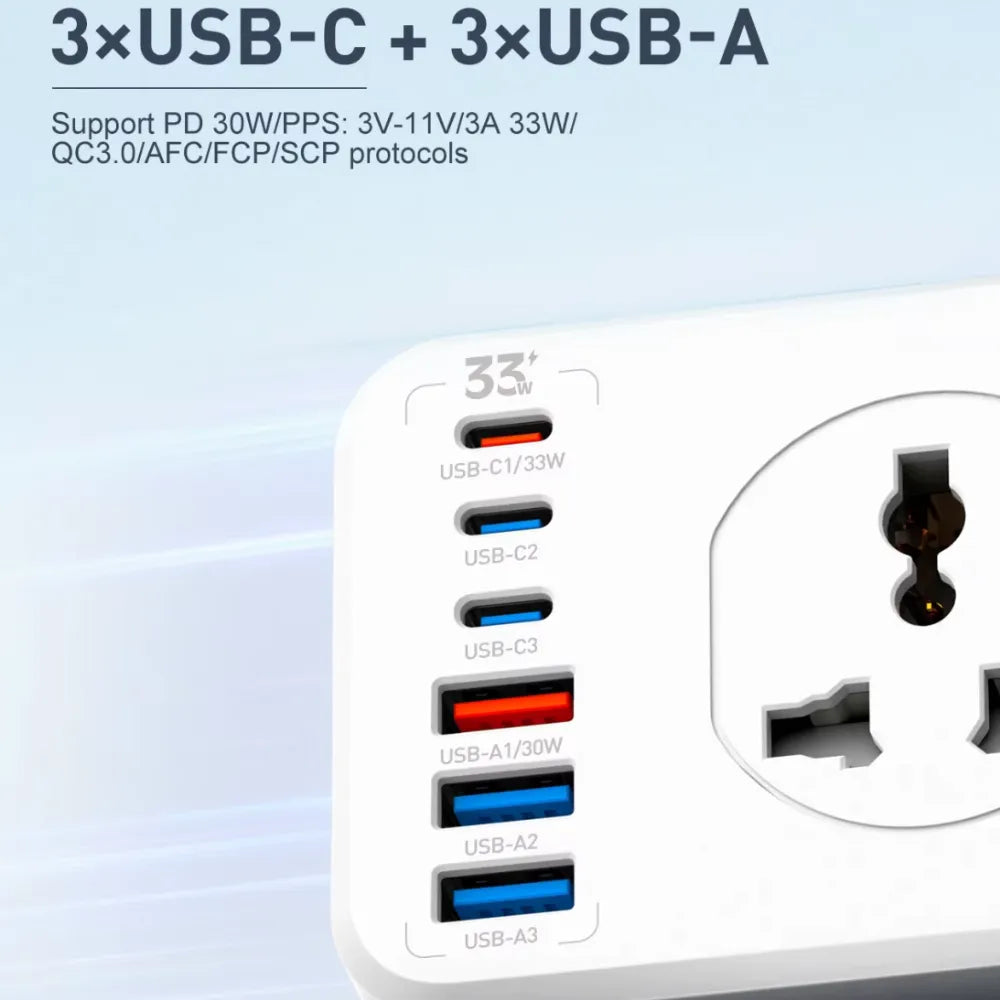 LDINIO Universal Power Socket - 2500W