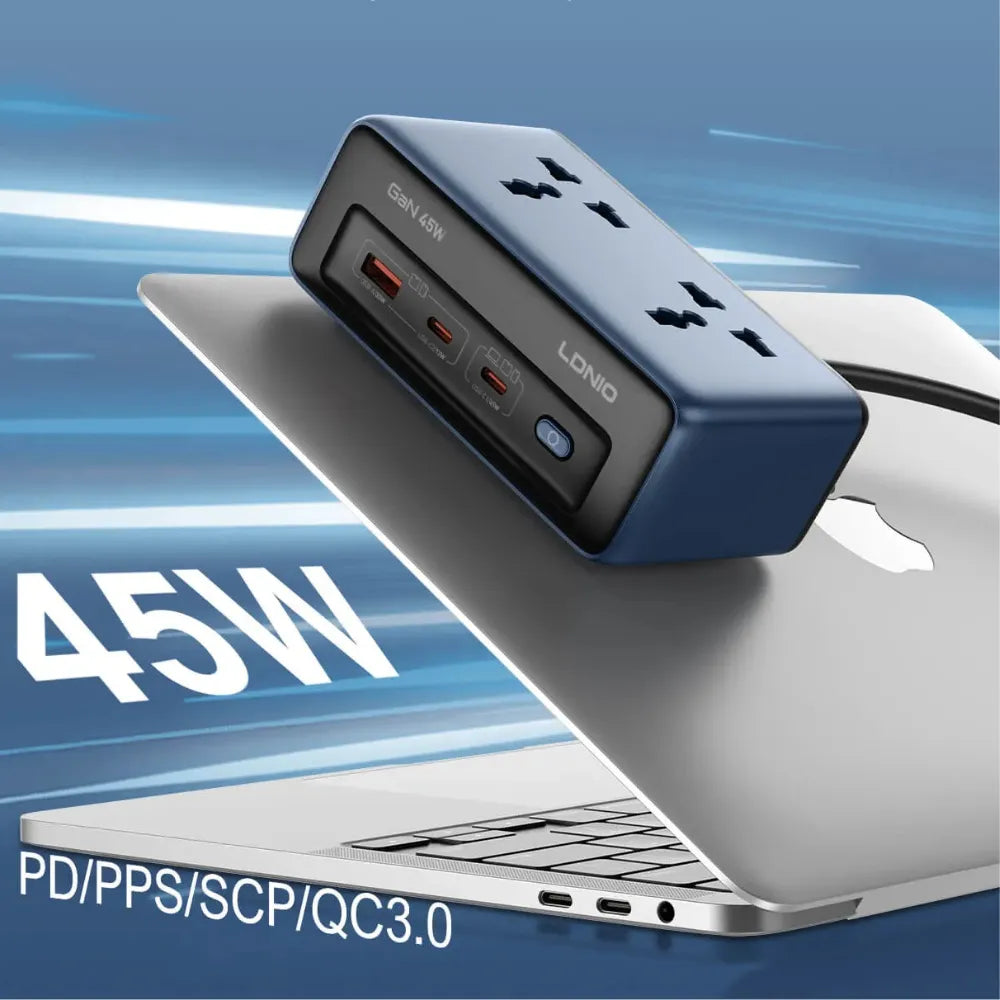 LDINIO GaN Desktop Power Strip - 2500W