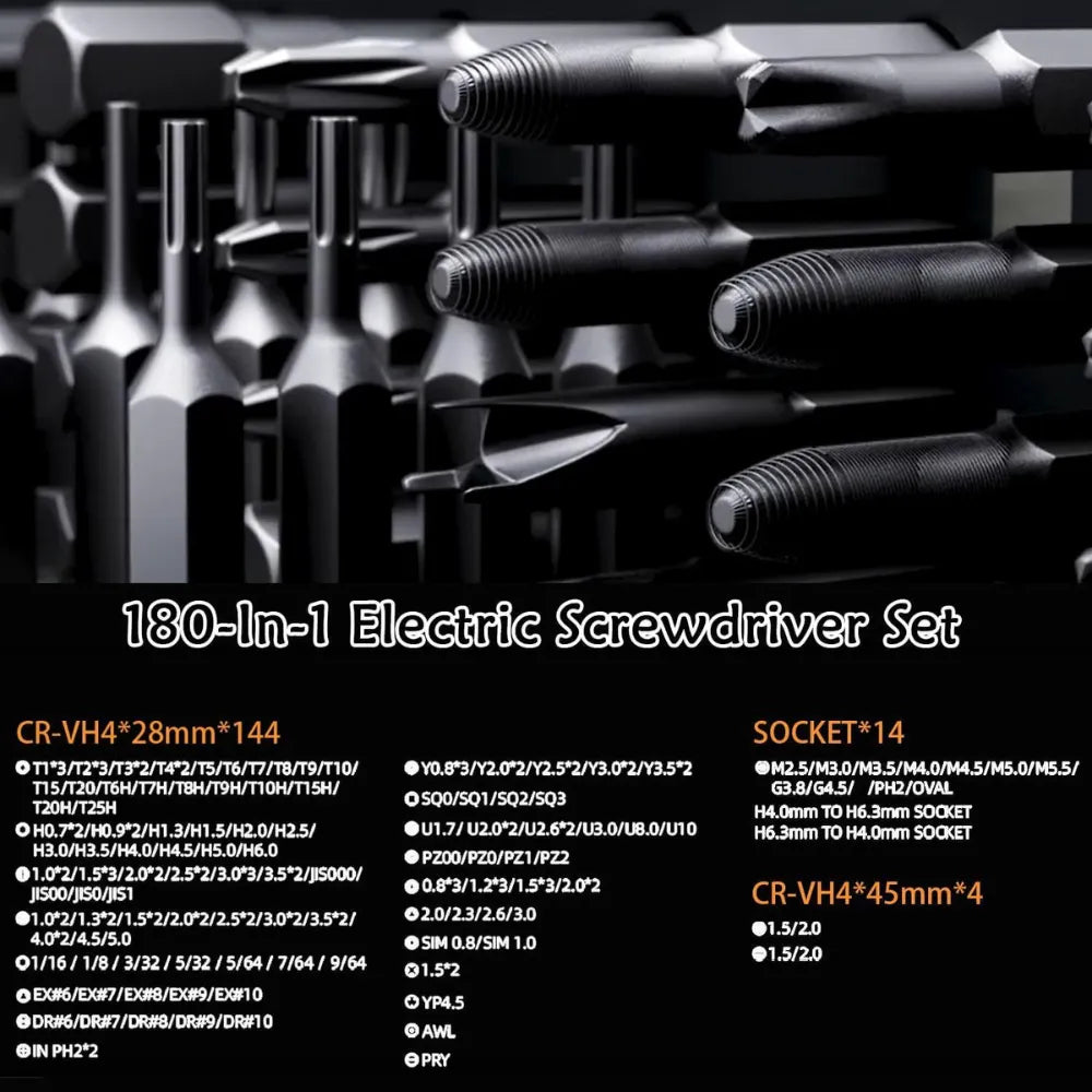 Digital Container Screwdriver Set