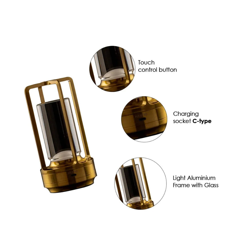 Portable LED Table Lamp with touch function