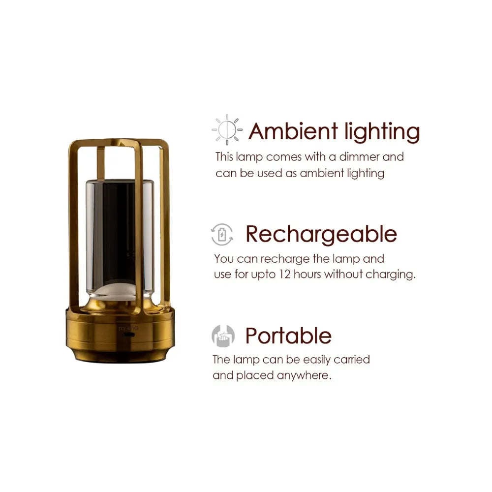 Portable LED Table Lamp with touch function