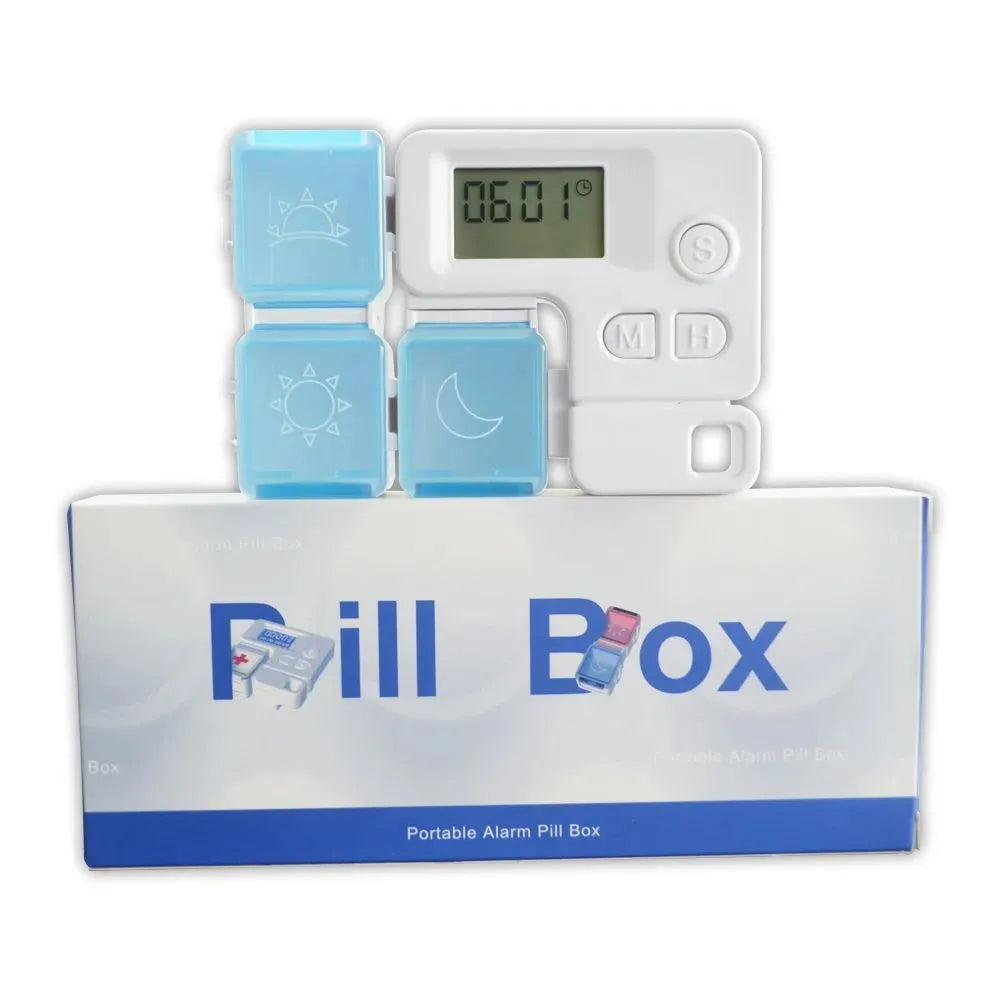 Pill box Portable Alarm pill Box