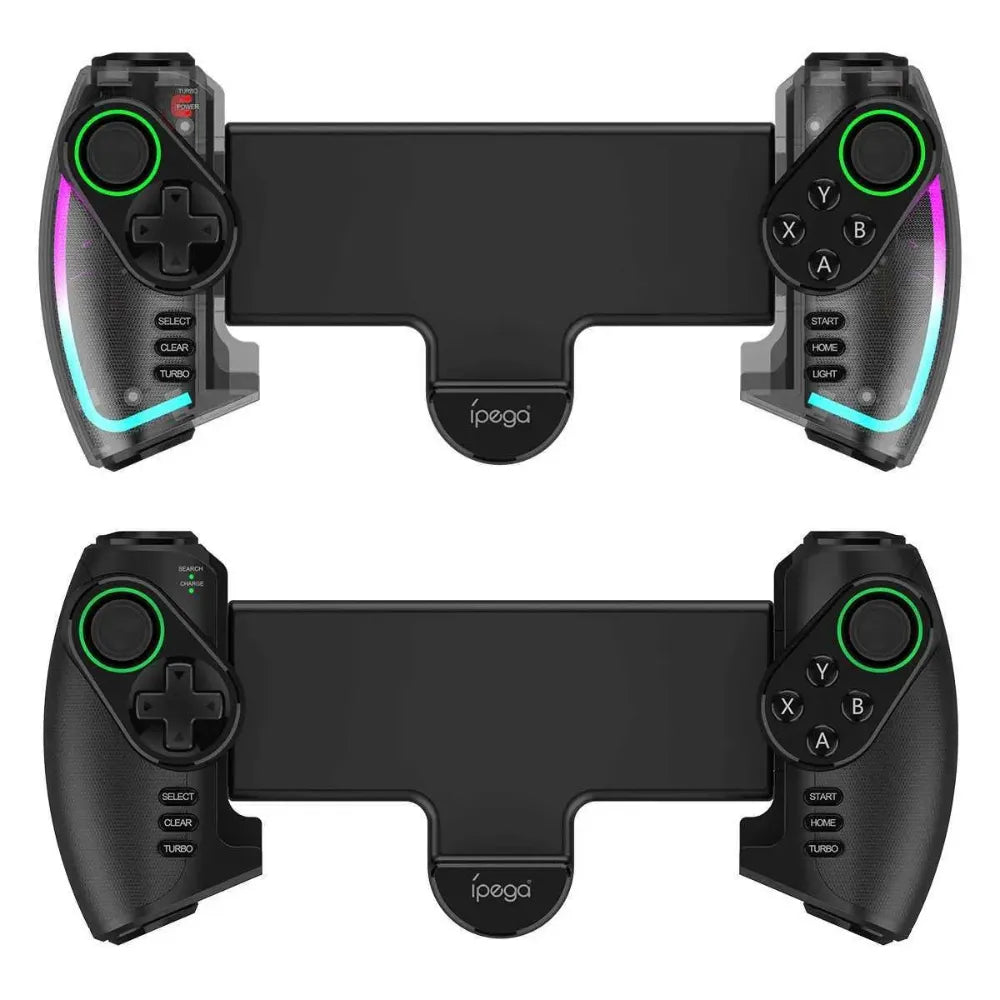 iPega Wireless rectactable controller with colorful lighting