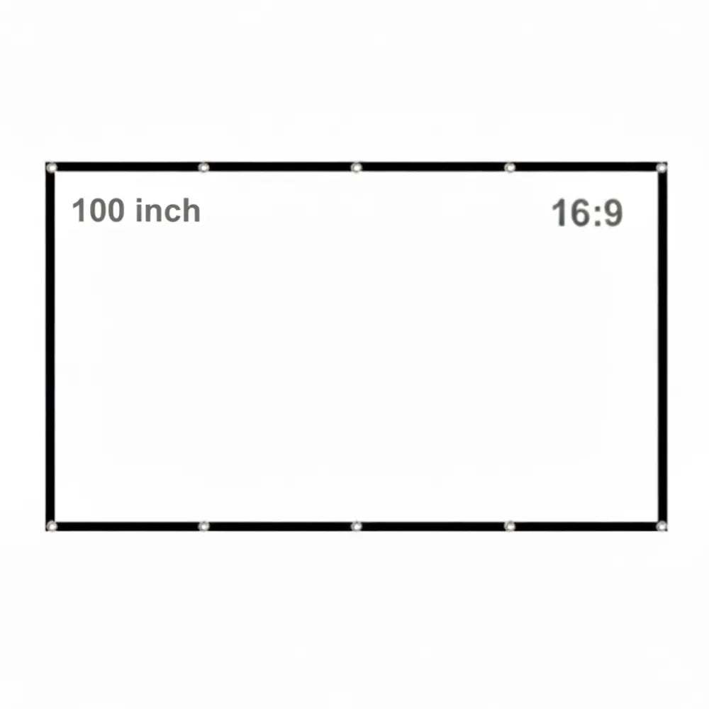 Foldable Projector Screen Foldable 100 inch