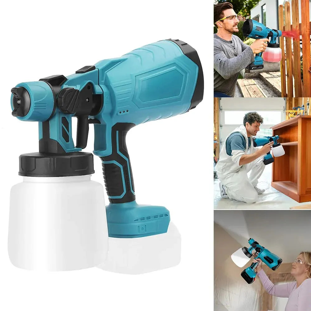 Paint Spray Gun Double Battery