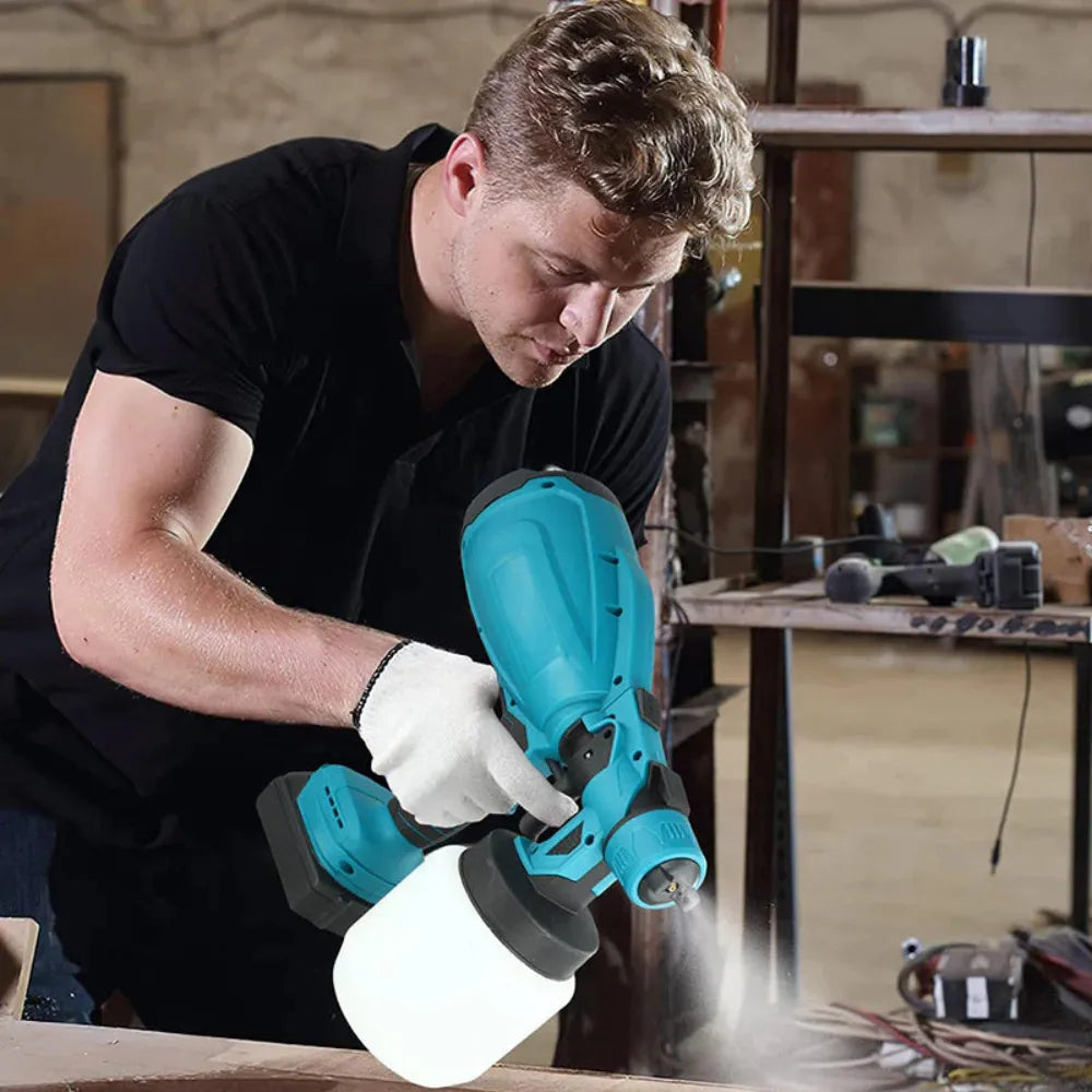 Paint Spray Gun Double Battery