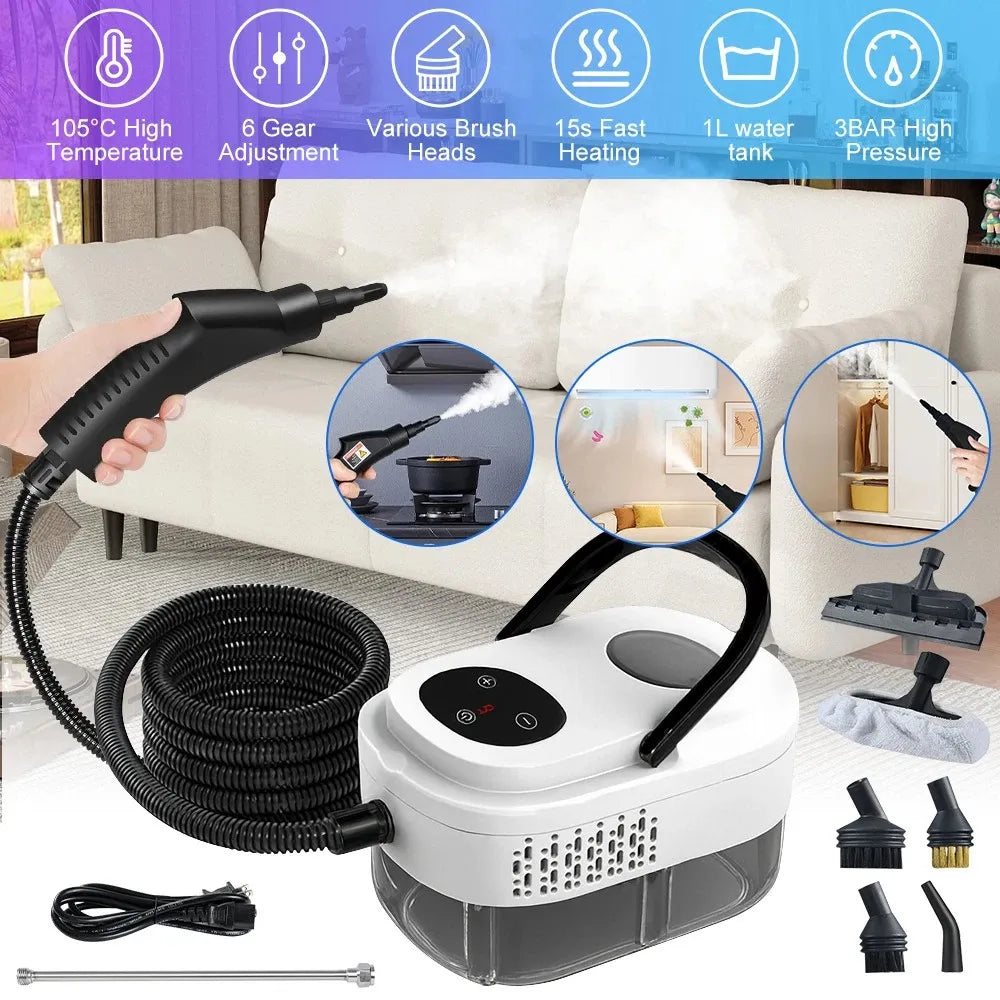 High Pressure Electric Steam Cleaner – 2500W