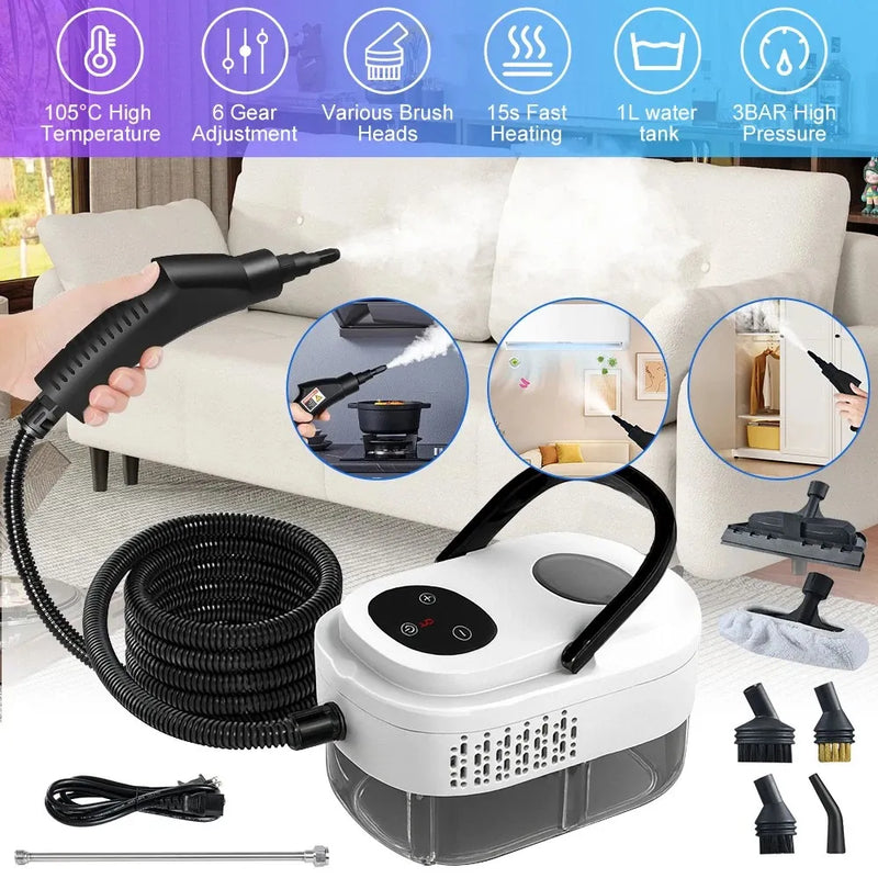 High Pressure Electric Steam Cleaner – 2500W