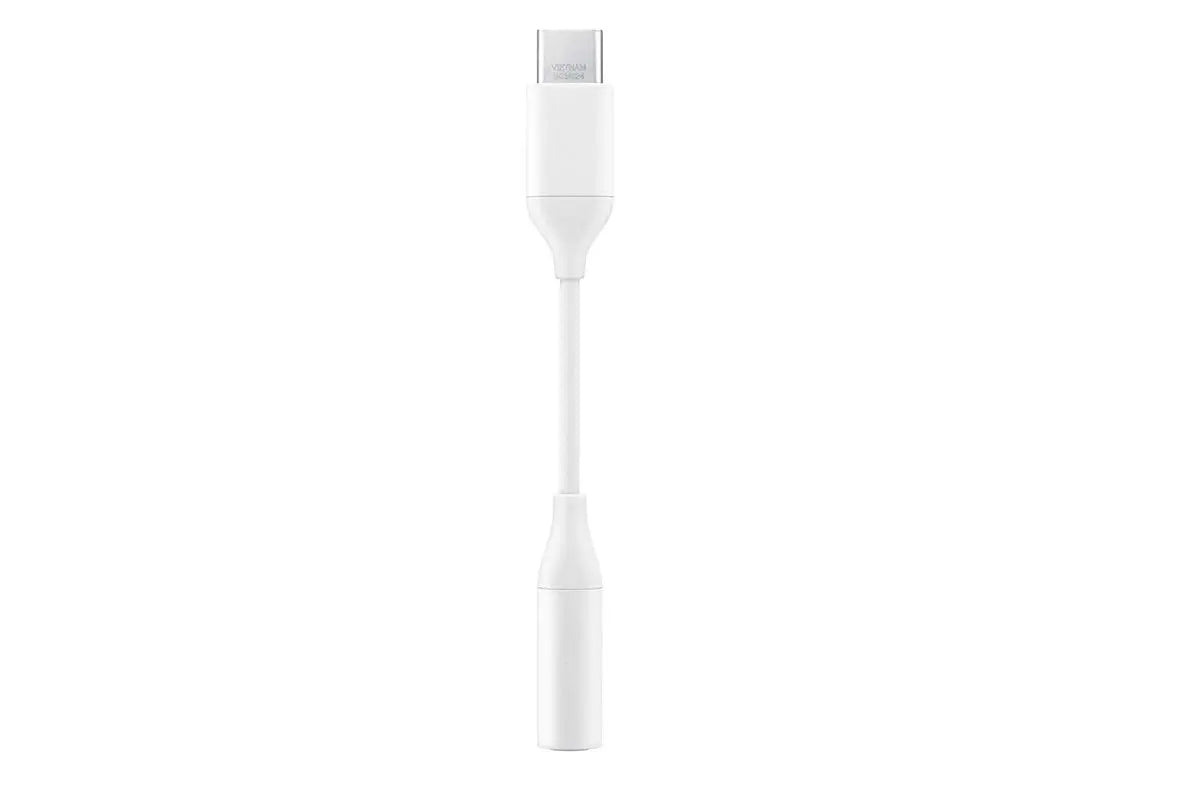Samsung USB-C to Headset Jack Adapter 24bit/192kHz Compatible to Smartphones and Tablets – White