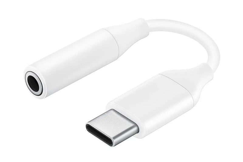 Samsung USB-C to Headset Jack Adapter 24bit/192kHz Compatible to Smartphones and Tablets – White
