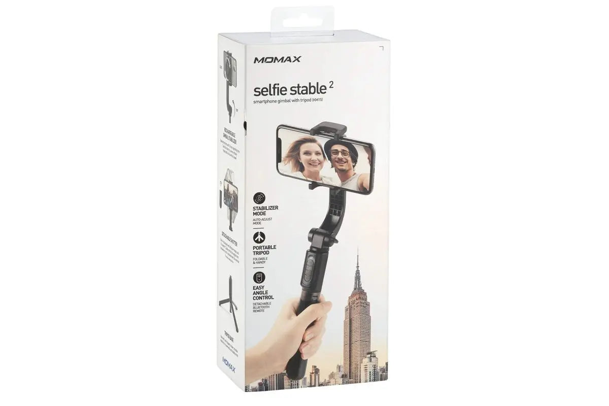 MOMAX Selfie Stable 2 Smartphone Gimbal with Tripod