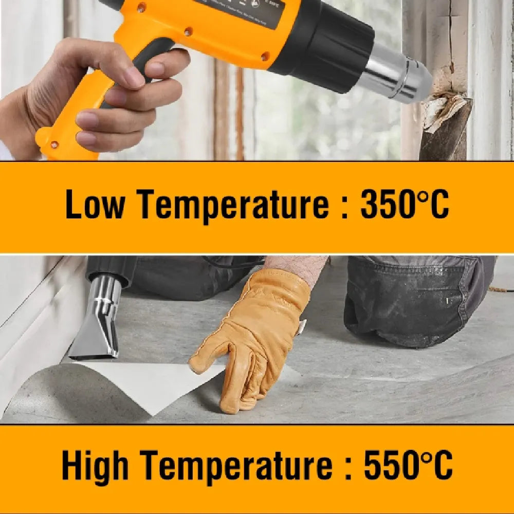 WORKSITE HTG145 Thermopistolo Heat Gun Operates At 500–3000 RPM 2000W