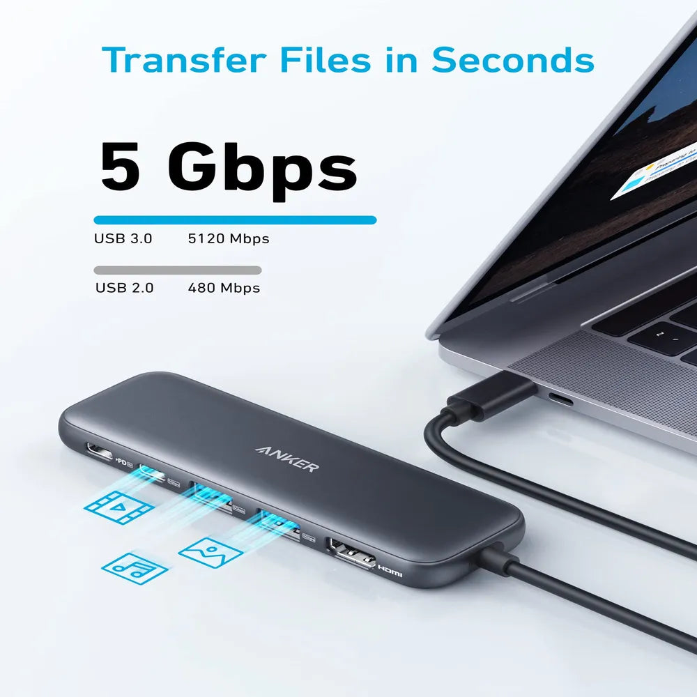 Anker 5-in-1 USB-C Adapter With 4K Video Output