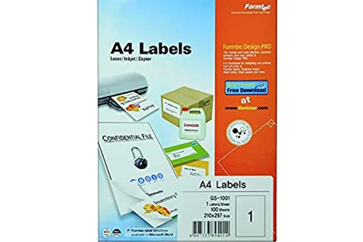 Formtec A4 Labels - FT-GS-1116