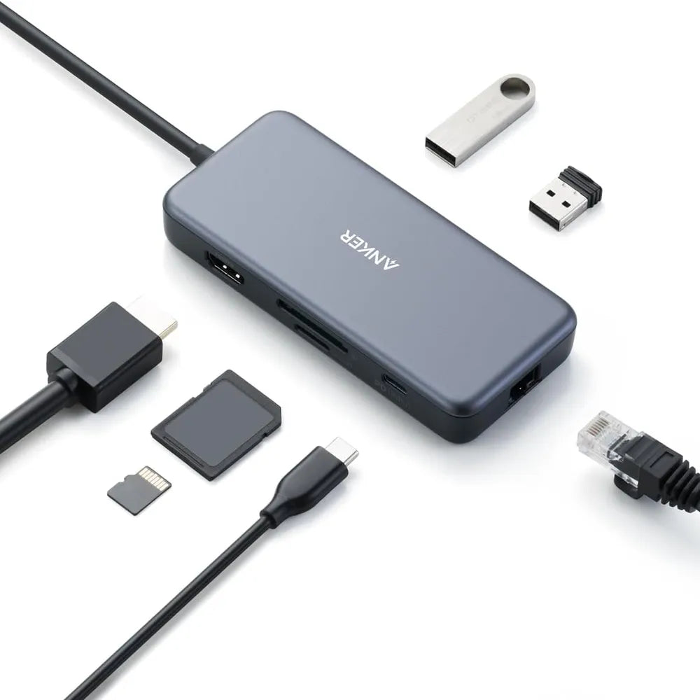 Anker A8352HA1 7-in-1 Premium USB-C Hub Adapter With 4K HDMI Output