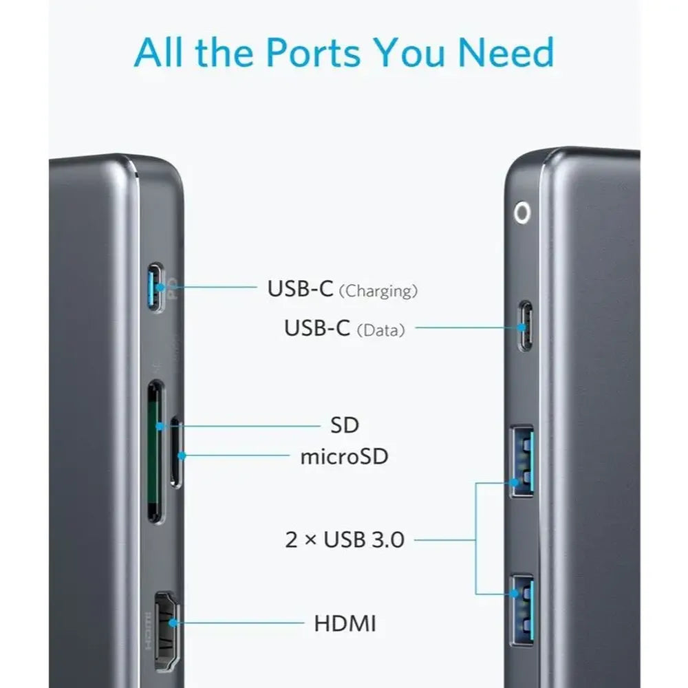 Anker A8352HA1 7-in-1 Premium USB-C Hub Adapter With 4K HDMI Output