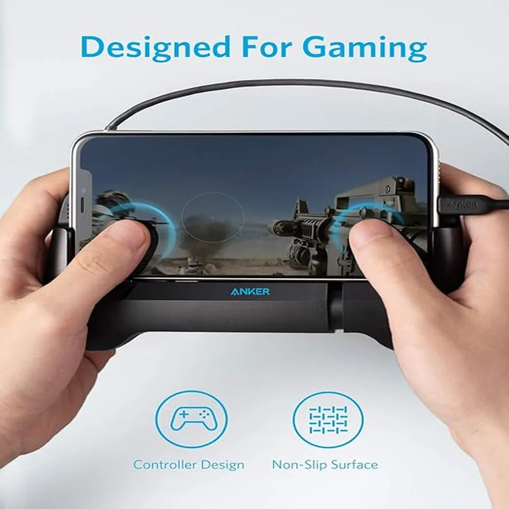 Anker PowerCore Play 6K Mobile Game Controller 6700mAh Battery With Dual Charging Points