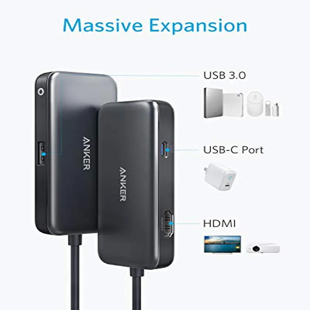 Anker 3-in-1 USB-C Hub With 4K Video Output