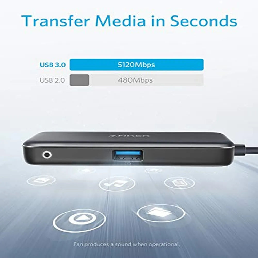 Anker 3-in-1 USB-C Hub With 4K Video Output