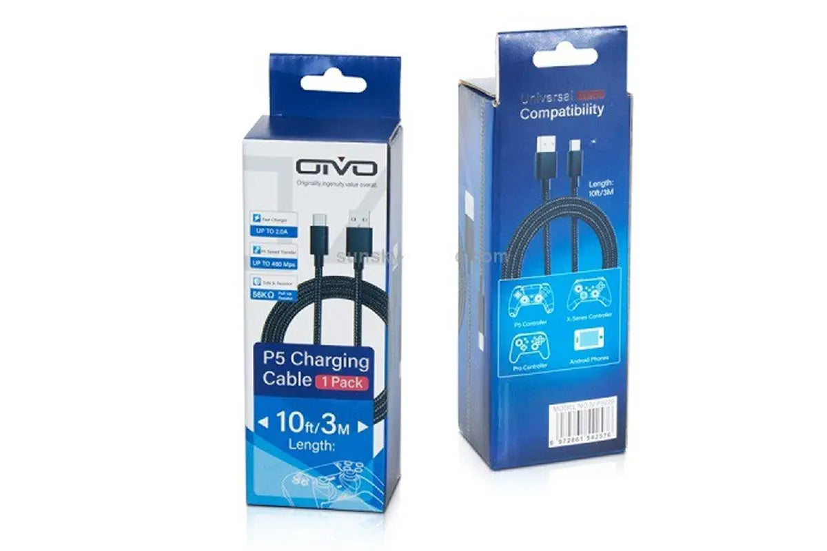 OIVO 3M USB Charging Data Cable Charging for PS5