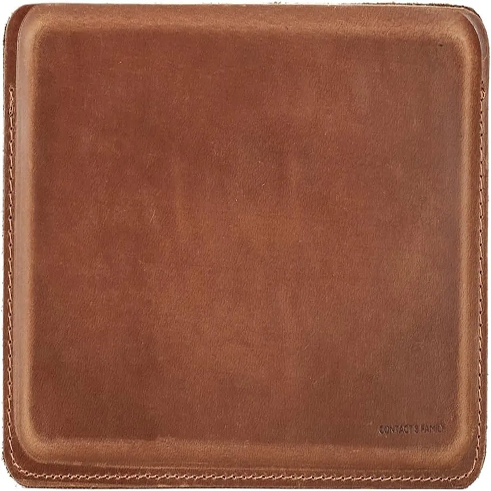 Contacts Family 7.9 Inch Slim Cow Genuine Leather Tablet Sleeve Case Cover - Brown