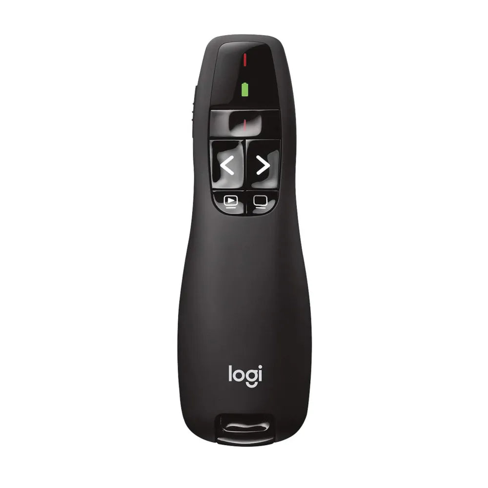 Logitech R400 Wireless Presenter 2 AAA Batteries 1050 Hour Battery Life