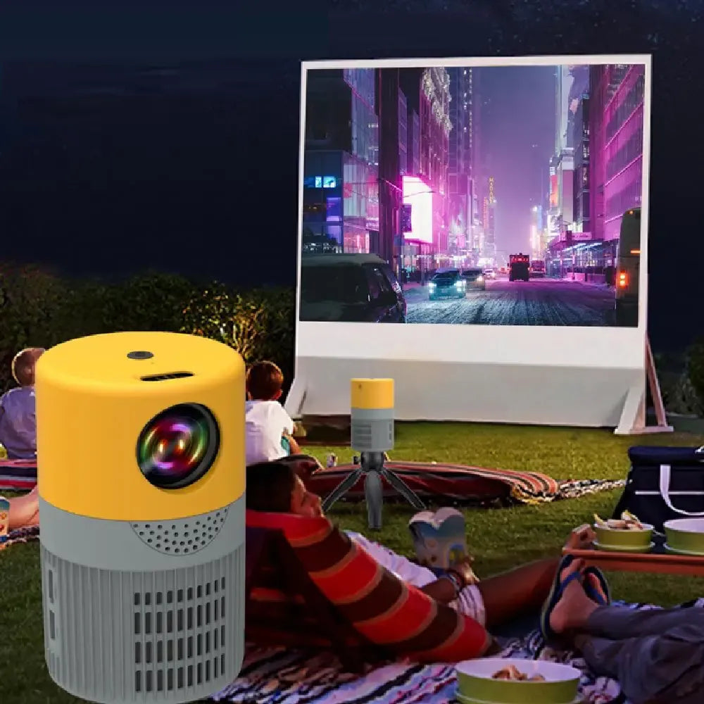 Borrego LED Mini Projector 480×360 Resolution HD 1080P Support Dual Fan Cooling HDMI & USB Connectivity