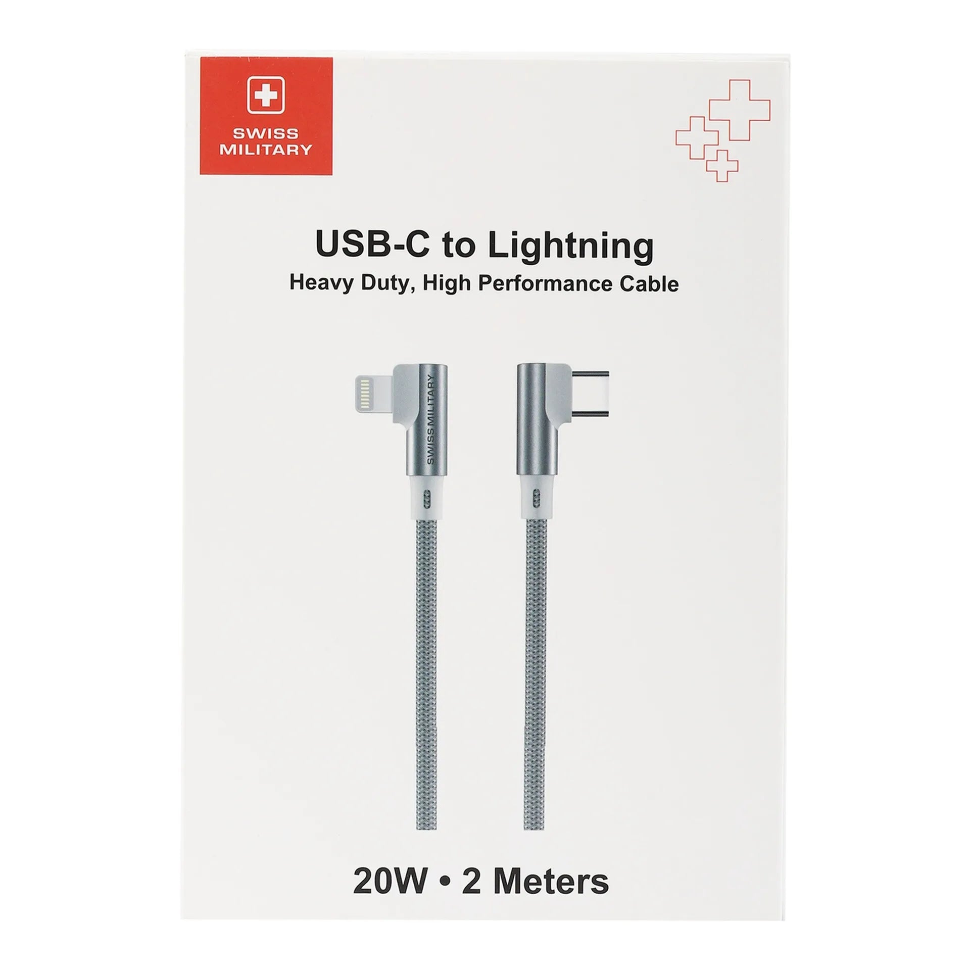 Swiss Military Cable Type-C to Lightning – 2 Meter