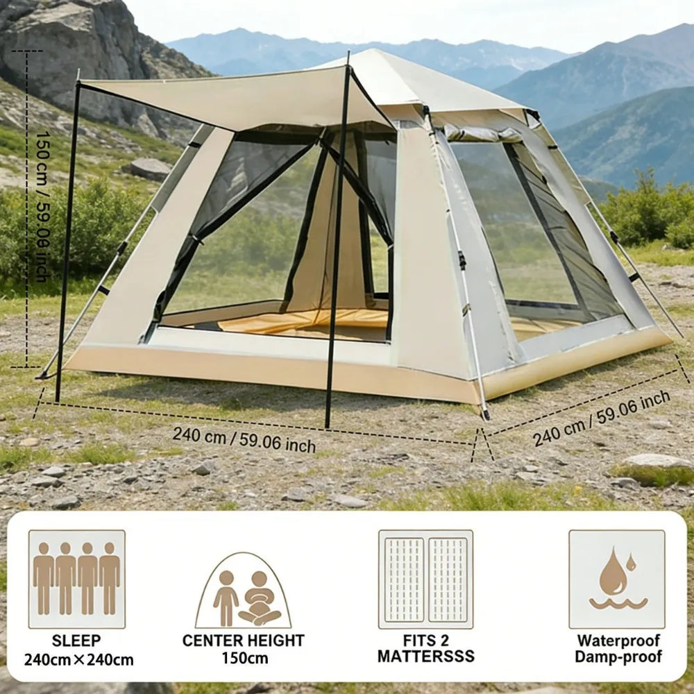 Camping Tent Beige
