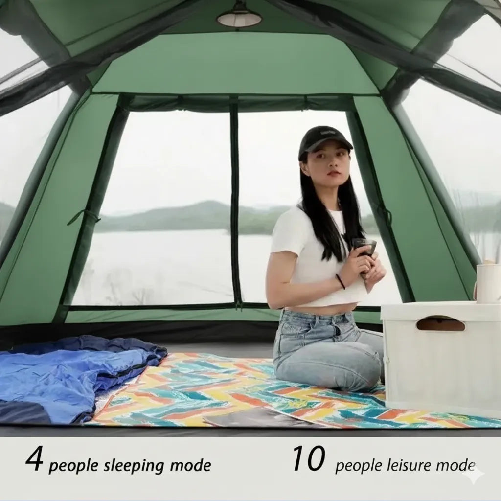 Camping Tent Green
