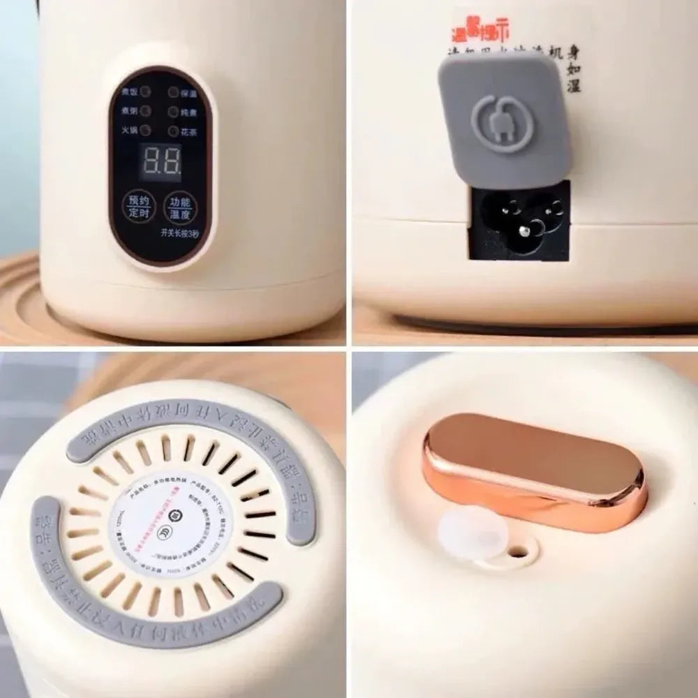 Portable Mini Multifactional Electric Cooker 1200 ml