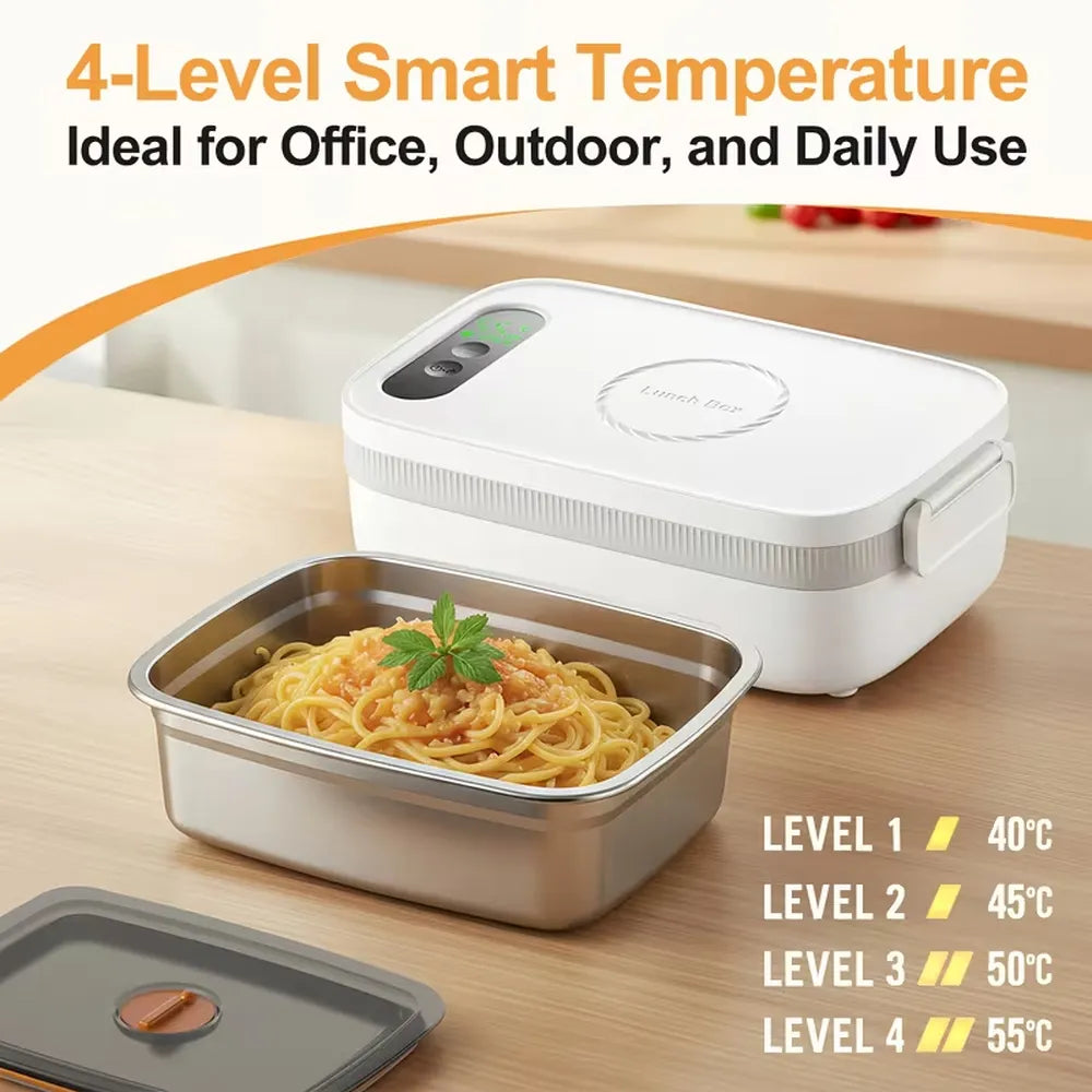 Portable Insulated and Heated Lunch Box