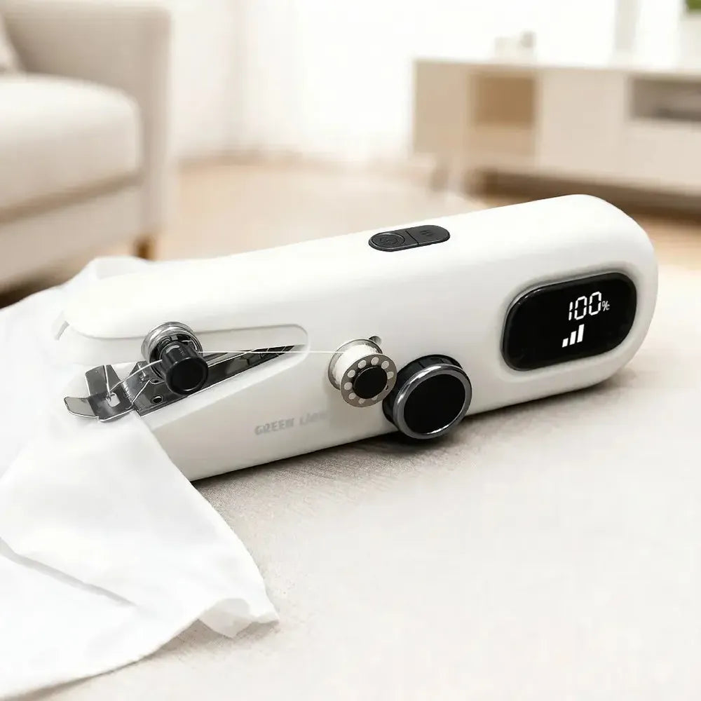 Green lion Handheld Sewing Machine,3 Speed Control ,Digital Display
