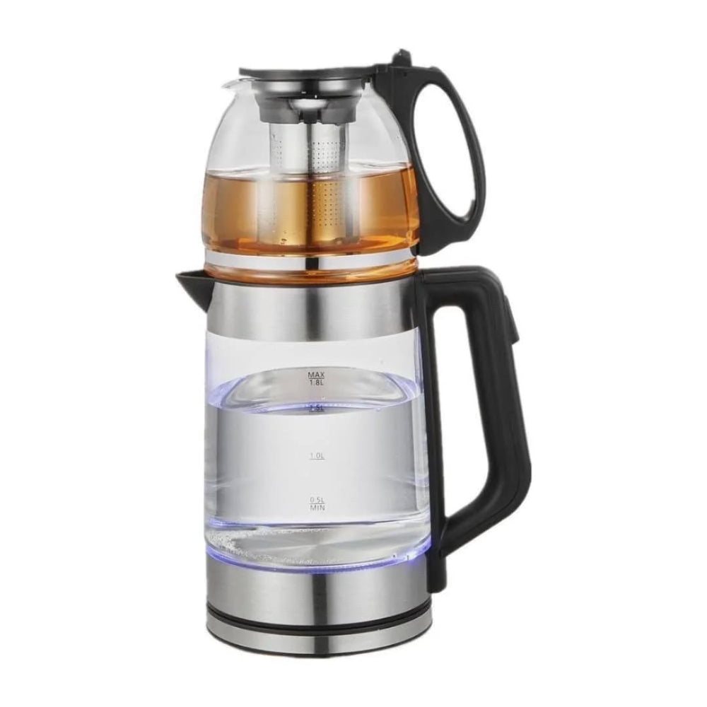 Disnie Regina 2-in-1 Double Layer Glass Electric Kettle