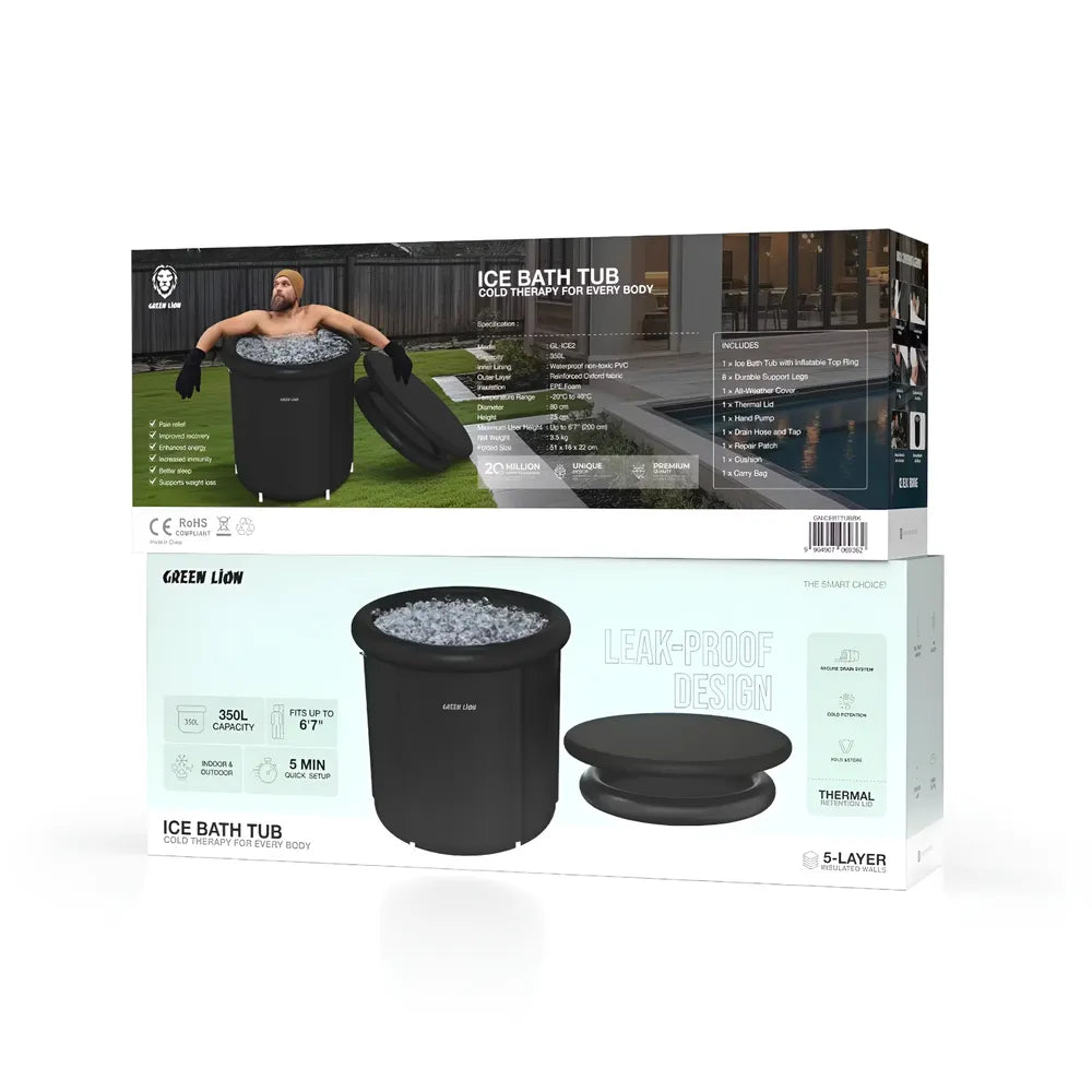 حوض استحمام محمول بالثلج Green Lion 350L