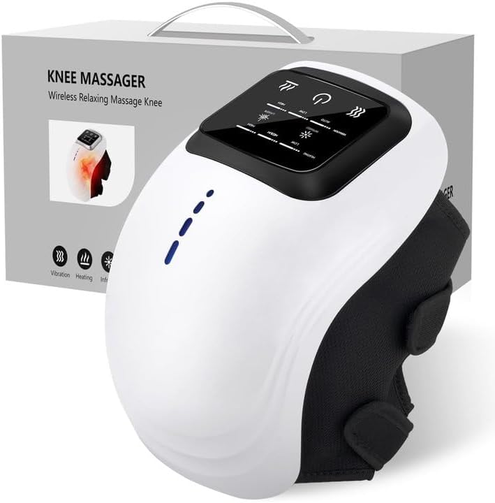 GI Portable Rechargeable Knee Massager with Heat and Vibrating-1