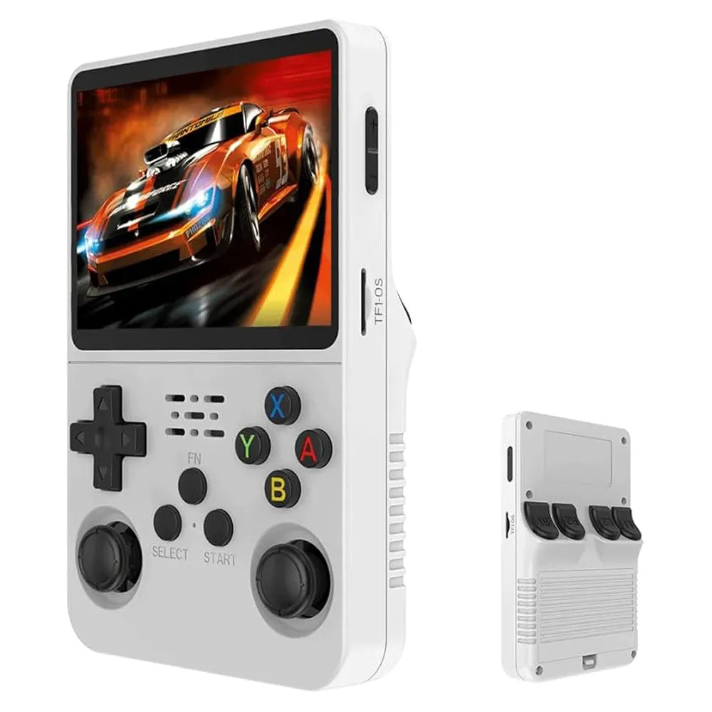 R36S handheld Gaming Console - White