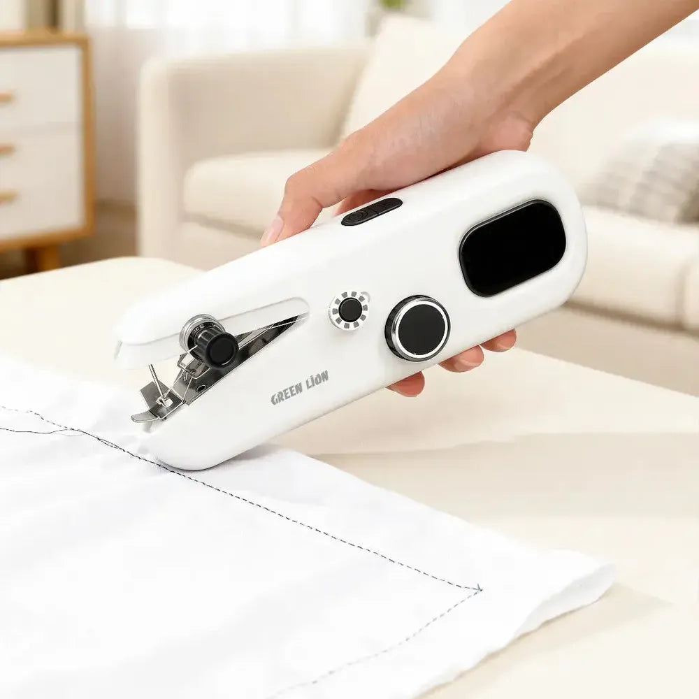 Green lion Handheld Sewing Machine,3 Speed Control ,Digital Display