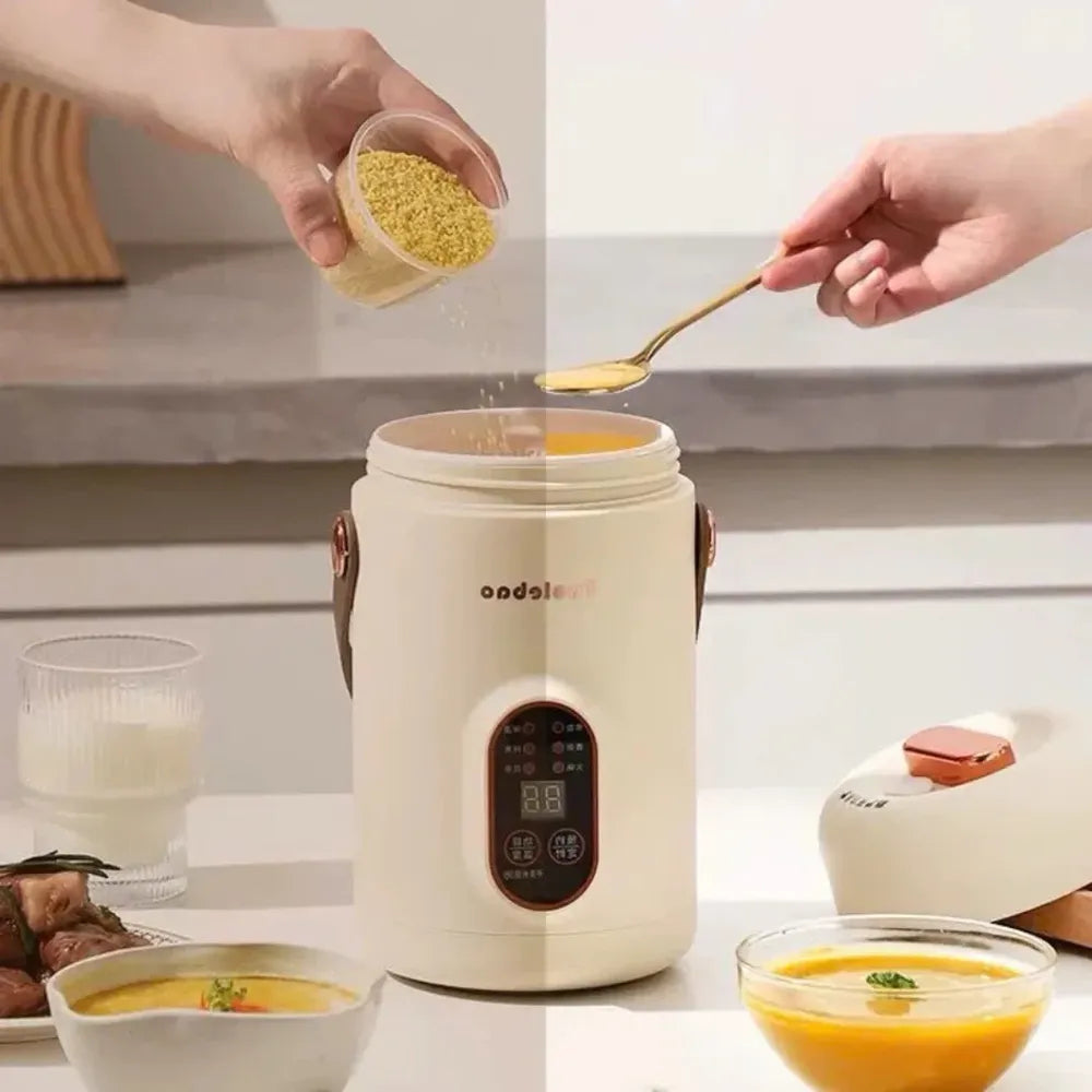 Portable Mini Multifactional Electric Cooker 1200 ml