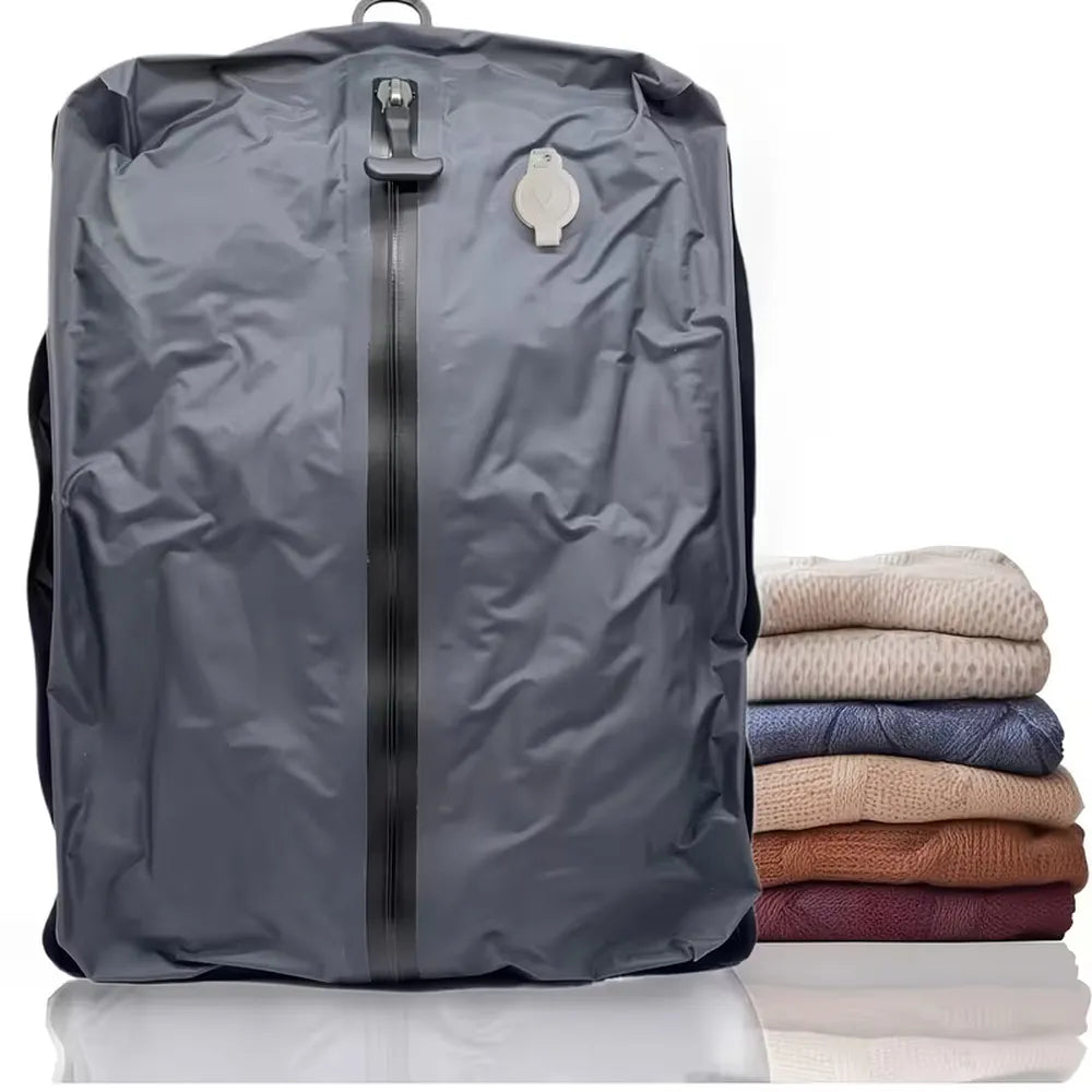Vacuum Compression Bag, Reusable, No Air Pump Needed, Saving 60% Space