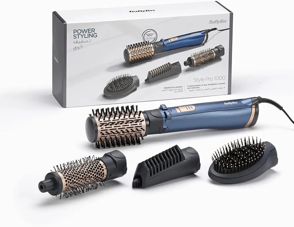 Babyliss Flawless Hair Rotating Air Brush Set-1000W