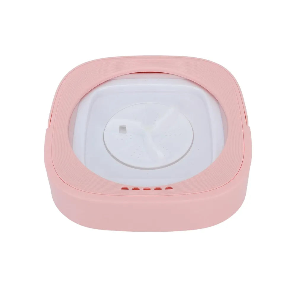 Portable Foldable Mini Washing Machine with 3 Modes 7 Liter Color Pink