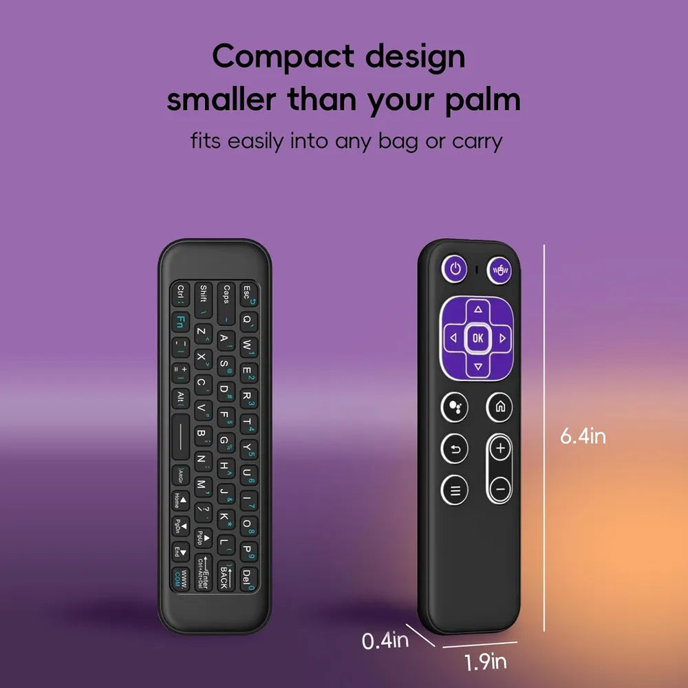 2.4 Wireless Bluetooth Voice Remote With Mini Keyboard