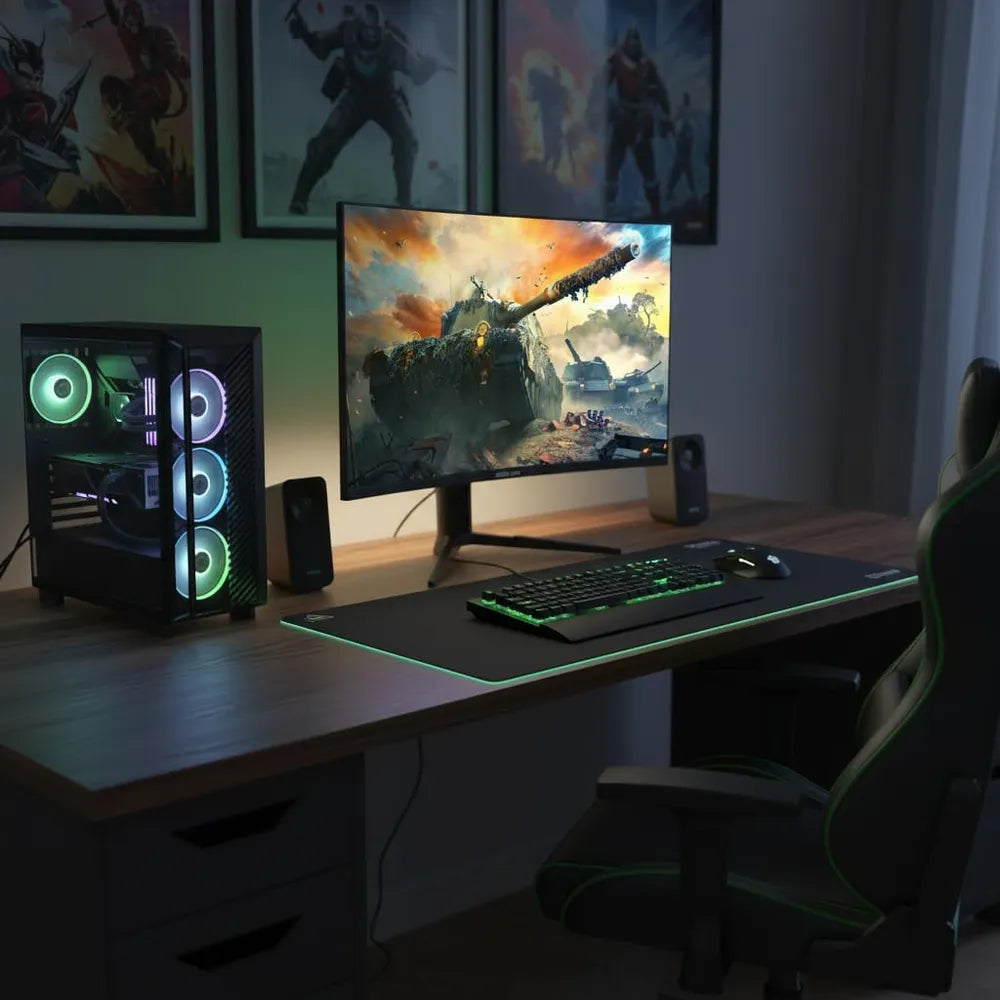 Green Lion Enigma 27" Gaming Monitor - Black