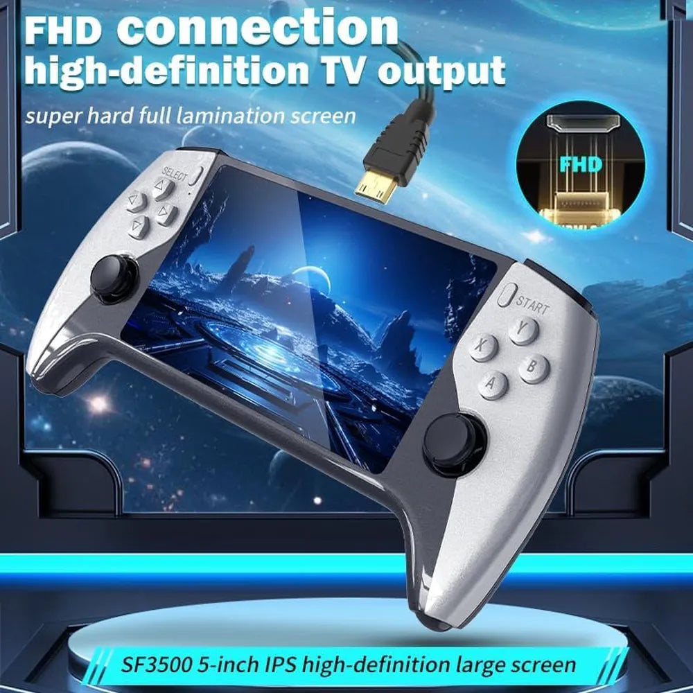 SF3500 Retro Handheld Game Console with Dual Joystick