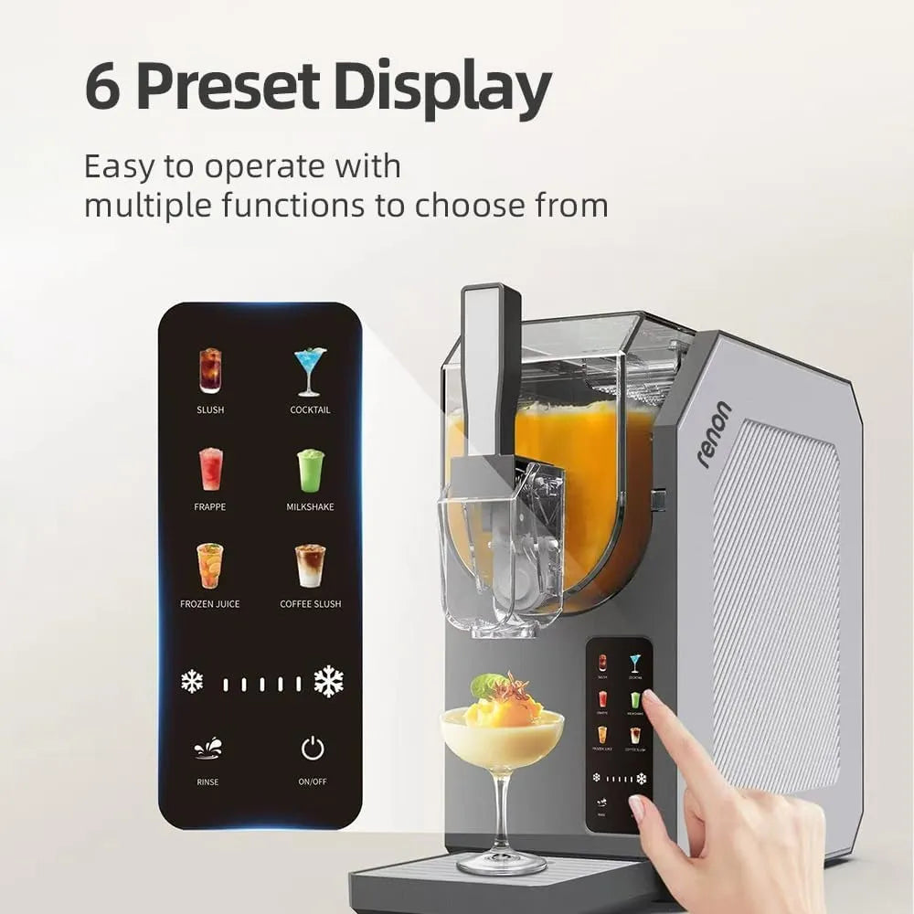 Renon Professional Slushie Ice Maker,6 Presets,1.9L Large Capacity-4