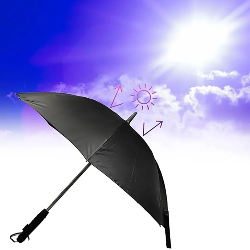 Electric Cooling Fan Umbrella With Water Spray With UV Protection