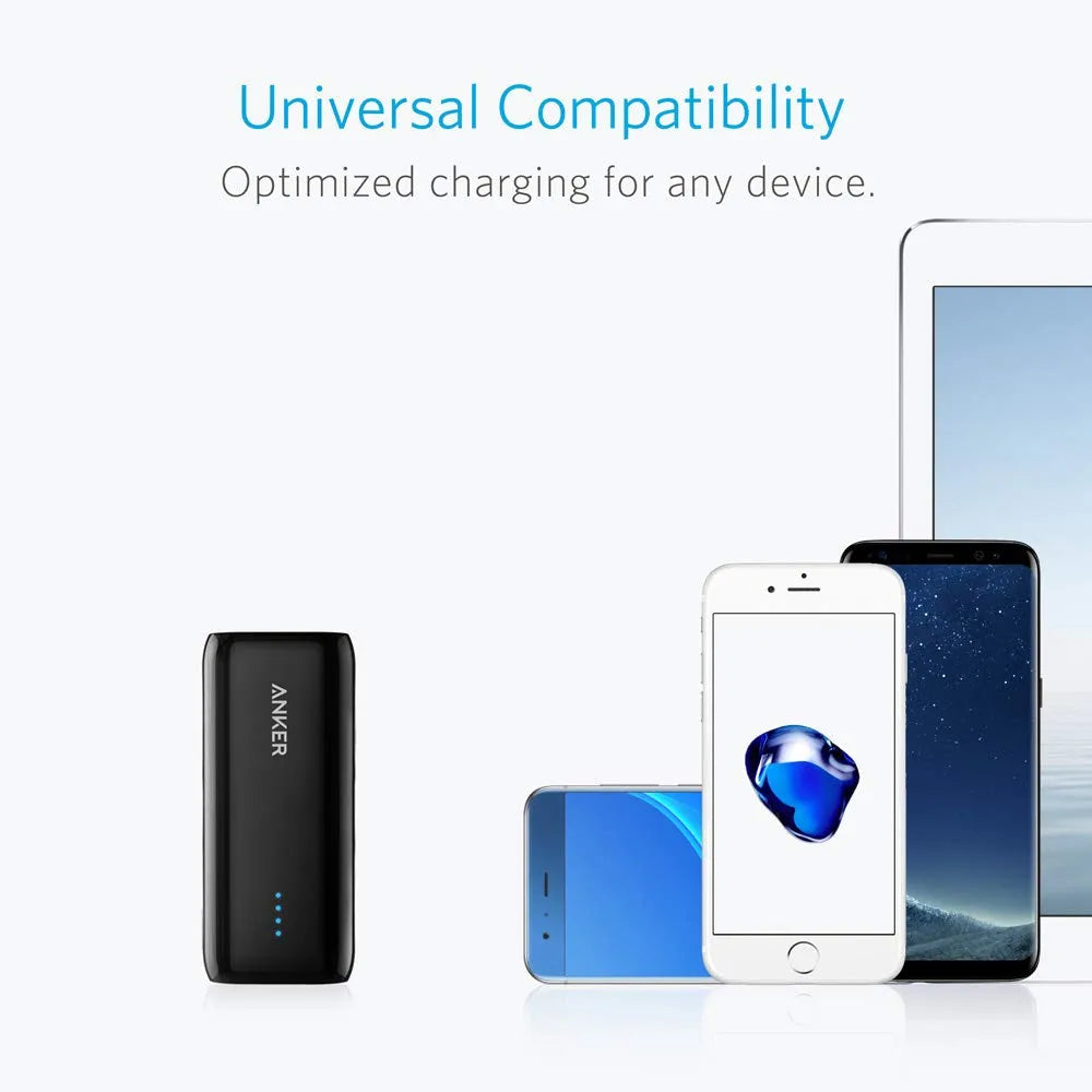 ANKER Astro E1 5200mAh External Battery USB 5V 1A - Black