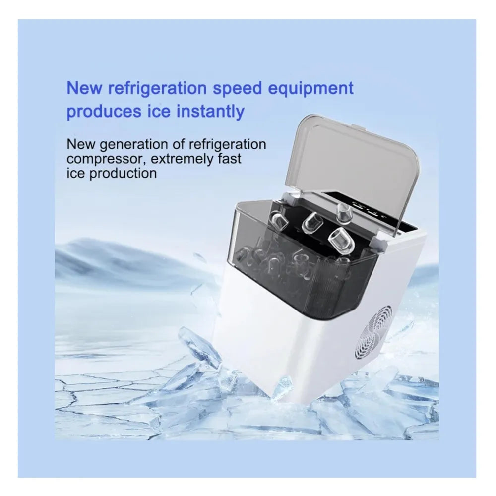 Tobi Ice Maker Machine with 1.6L Tank & 12kg ice per day